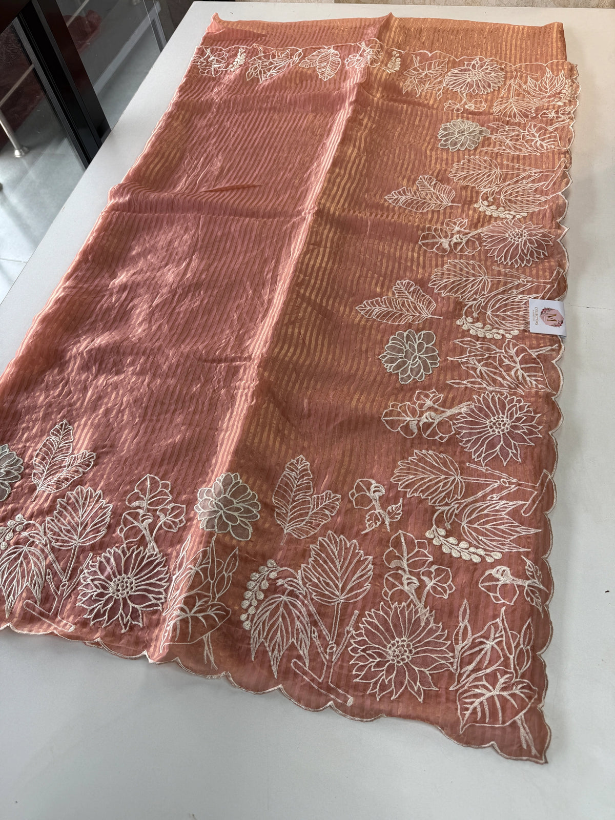 Satin Organza Saree/ 5471