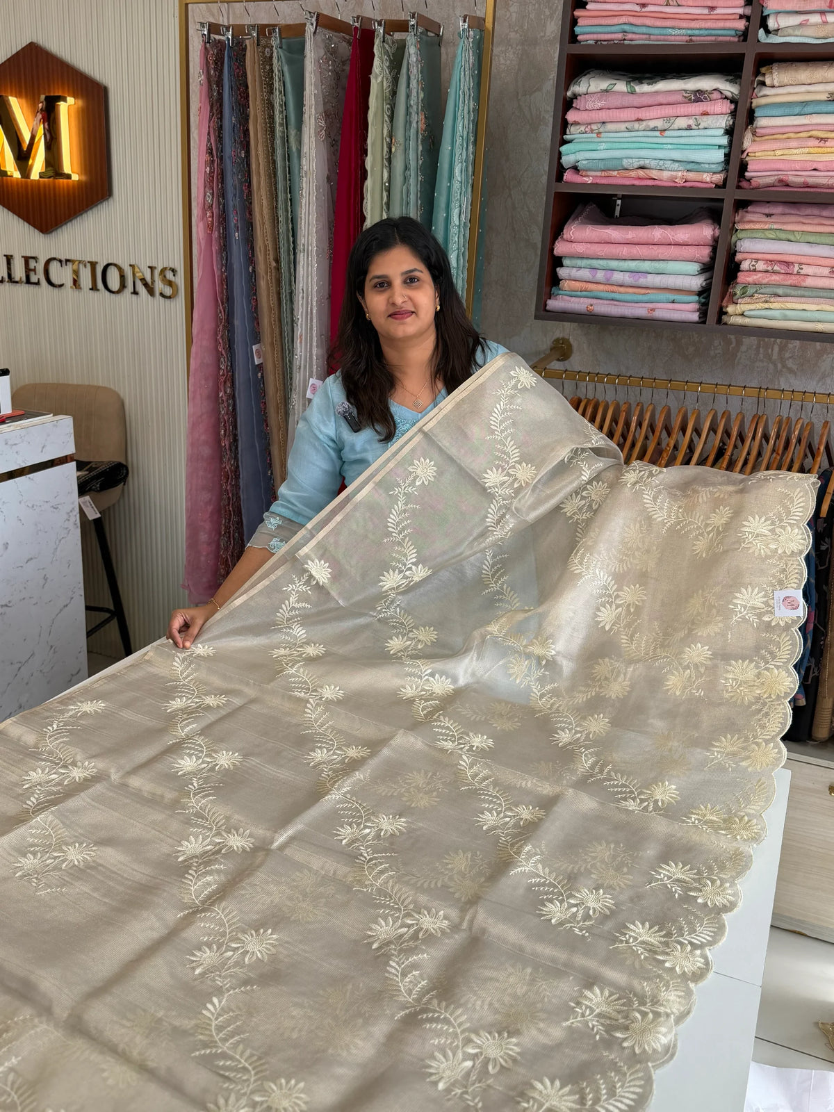 Tissue saree/ 652A