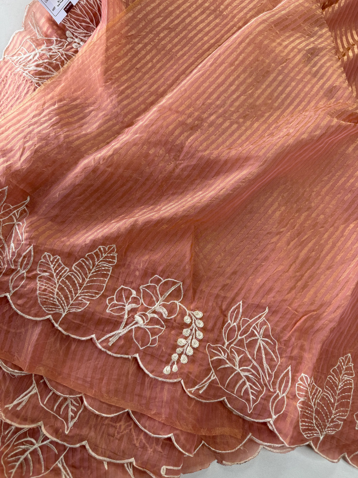 Satin Organza Saree/ 5471