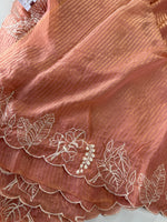 Satin Organza Saree/ 5471