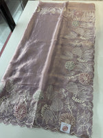 Satin Organza Saree/ 5471