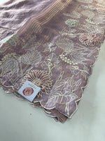 Satin Organza Saree/ 5471