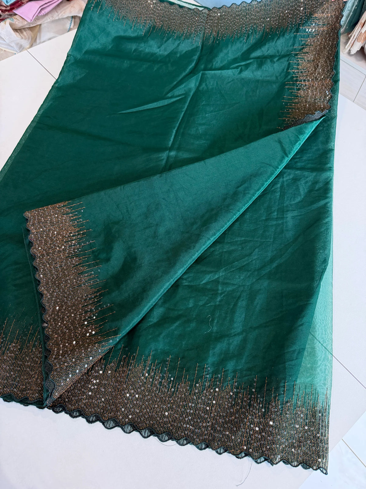 Soft organza saree/ CW296