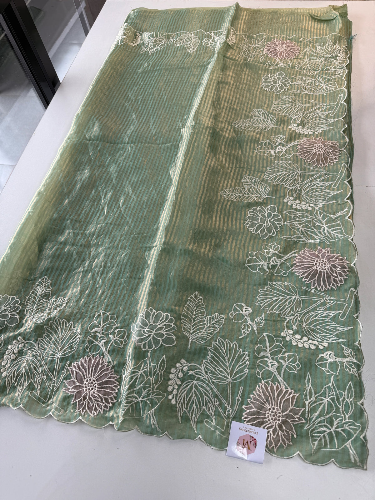 Satin Organza Saree/ 5471
