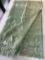 Satin Organza Saree/ 5471