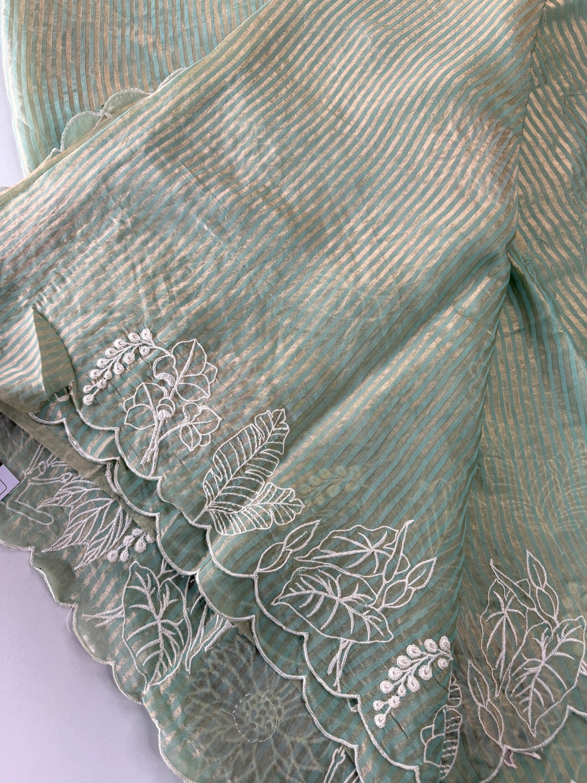 Satin Organza Saree/ 5471