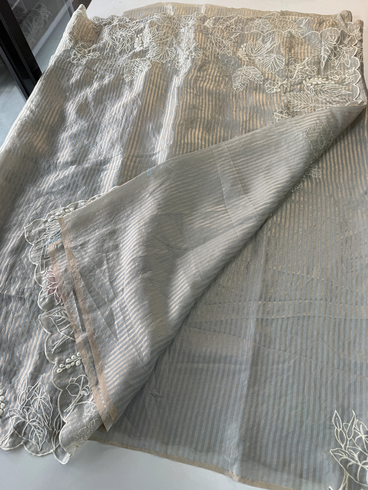 Satin Organza Saree/ 5471