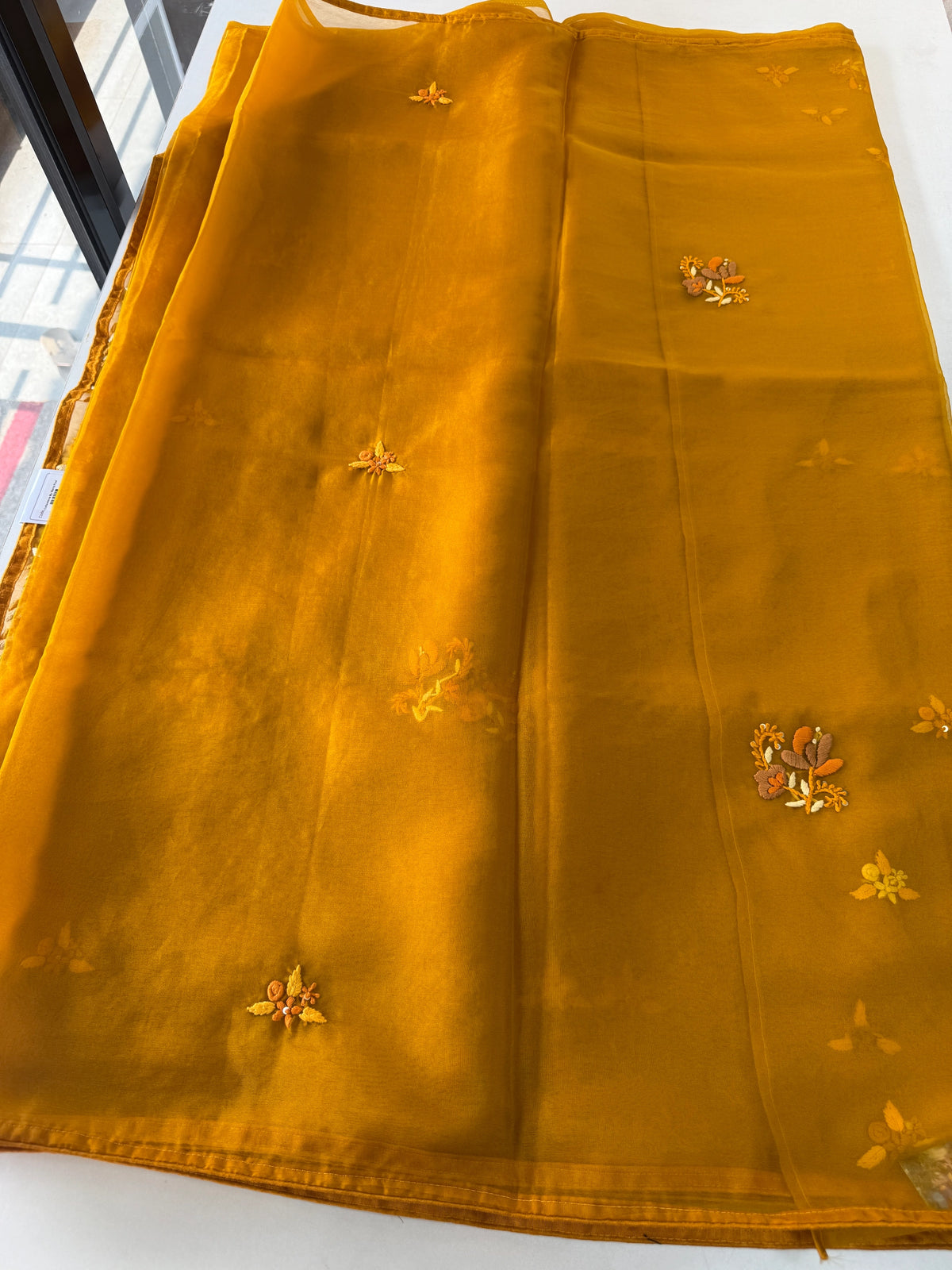Soft Organza Saree/ 3688