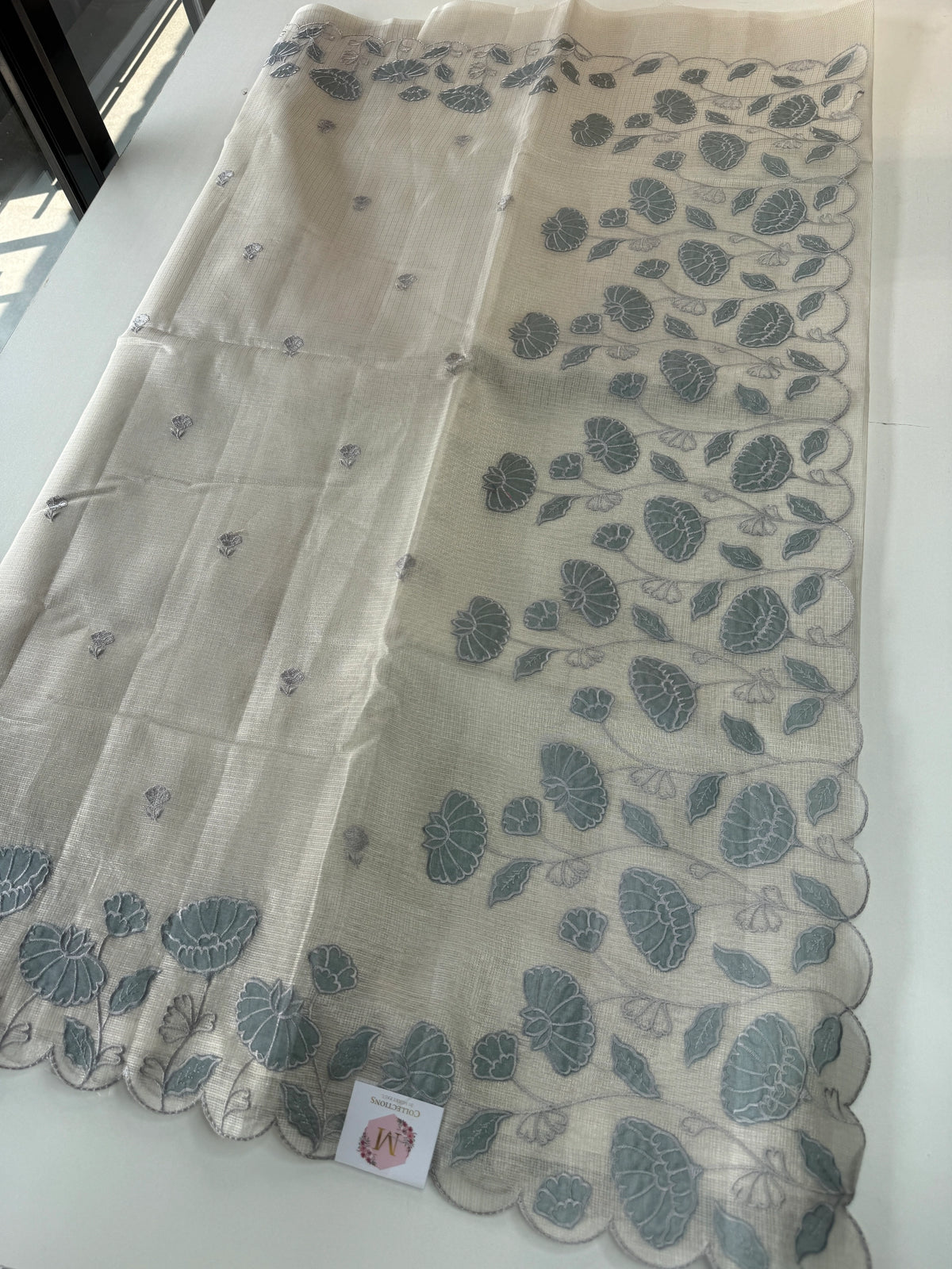 Tissue Saree(Silver Tissue)/ 121EFS