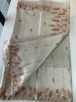 Tissue Saree (Silver)/ 121EFS