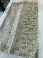 Tissue Saree (Silver)/ 121EFS