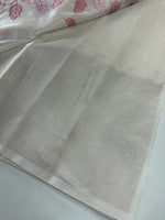 Tissue Saree (Silver)/ 121EFS