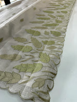 Tissue Saree (Silver)/ 121EFS