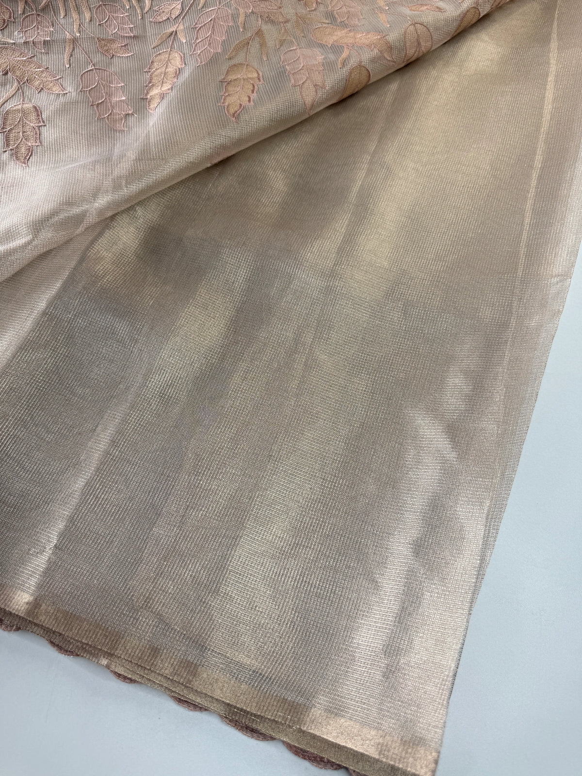 Tissue Saree(Gold)/ 121EFS