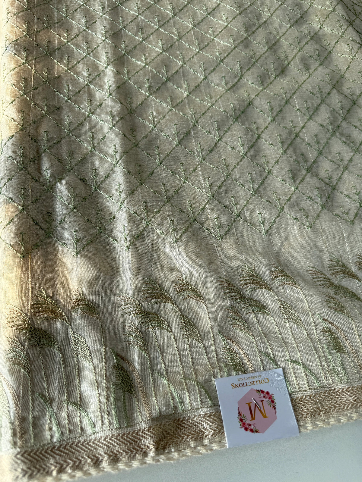 Soft semi Tussar Saree/ 6899