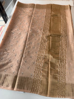 Slub Silk Saree / LEM54