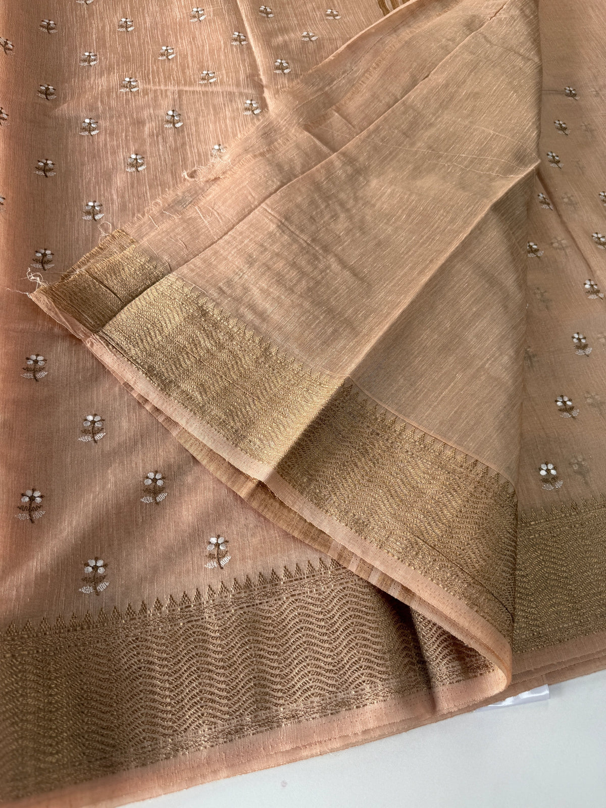 Slub Silk Saree / LEM54