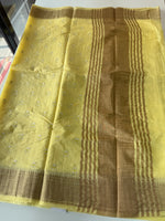 Slub Silk Saree / LEM54
