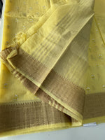 Slub Silk Saree / LEM54