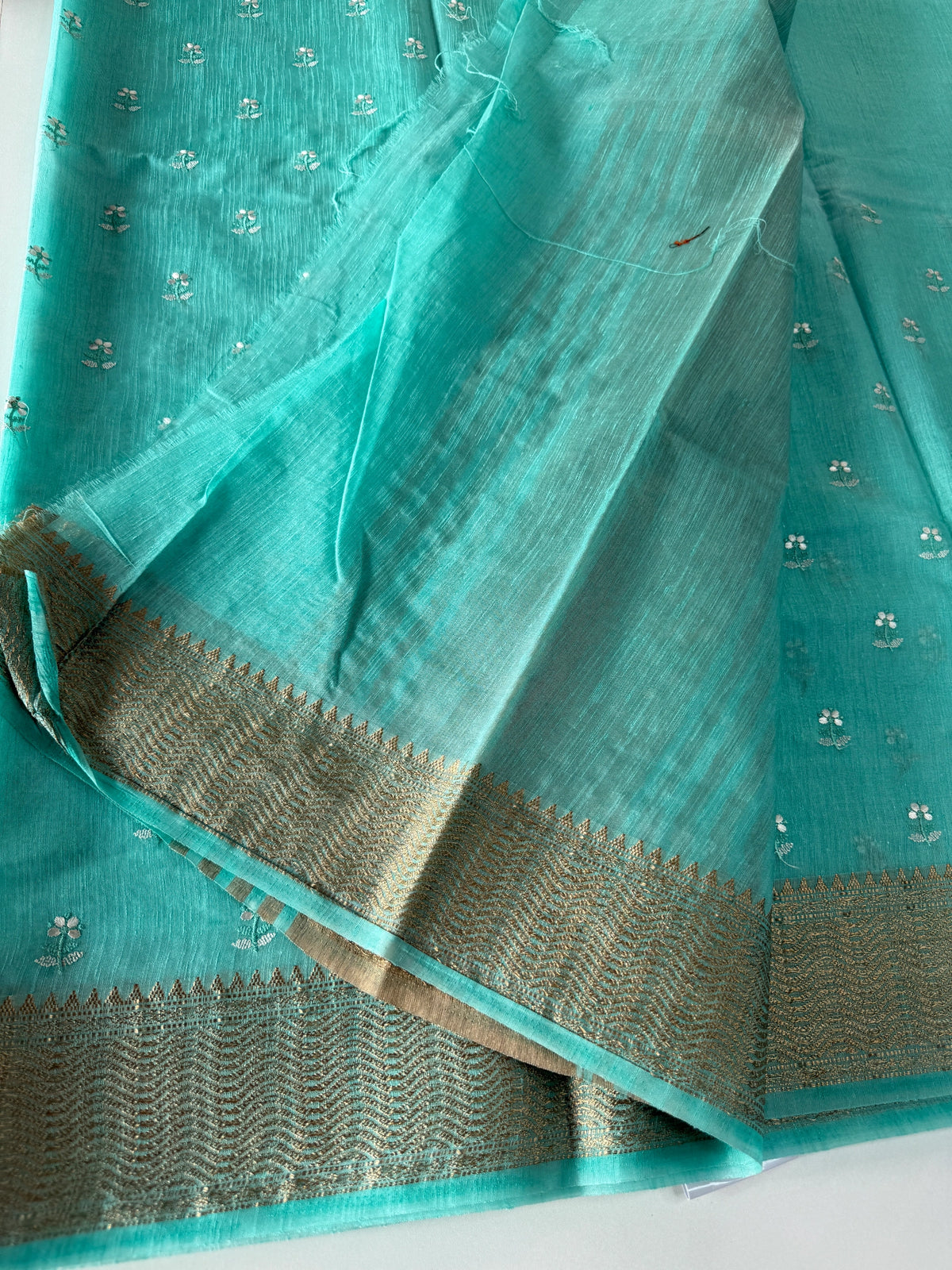 Slub Silk Saree / LEM54