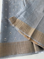 Slub Silk Saree / LEM54