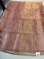 Tissue linen Blend Saree/ GDF11