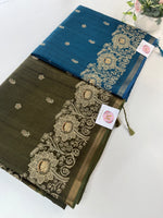 Soft semi Tussar saree/ D181