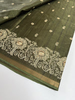 Soft semi Tussar saree/ D181