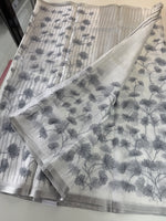 Linen Cotton saree/LKE25