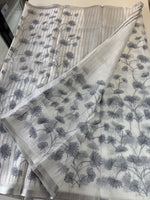 Linen Cotton saree/LKE25