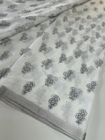 Linen Cotton saree/LKE25