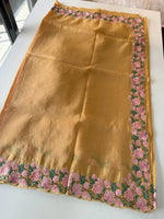Crushed crape saree / SA7960