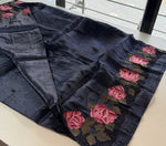 Crushed Oragnza Saree / SC8129