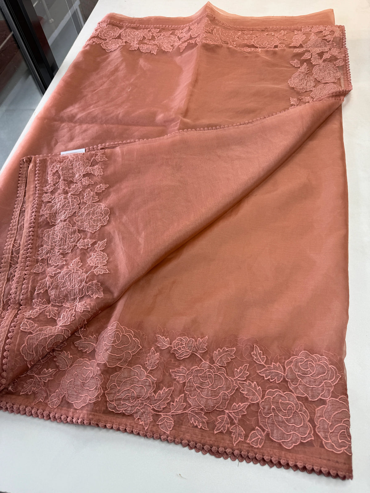 Soft organza saree/ Mu003