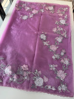 Soft organza saree/FK38