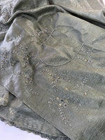 Crushed crape saree/HW324