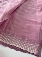 organza saree/ CW473