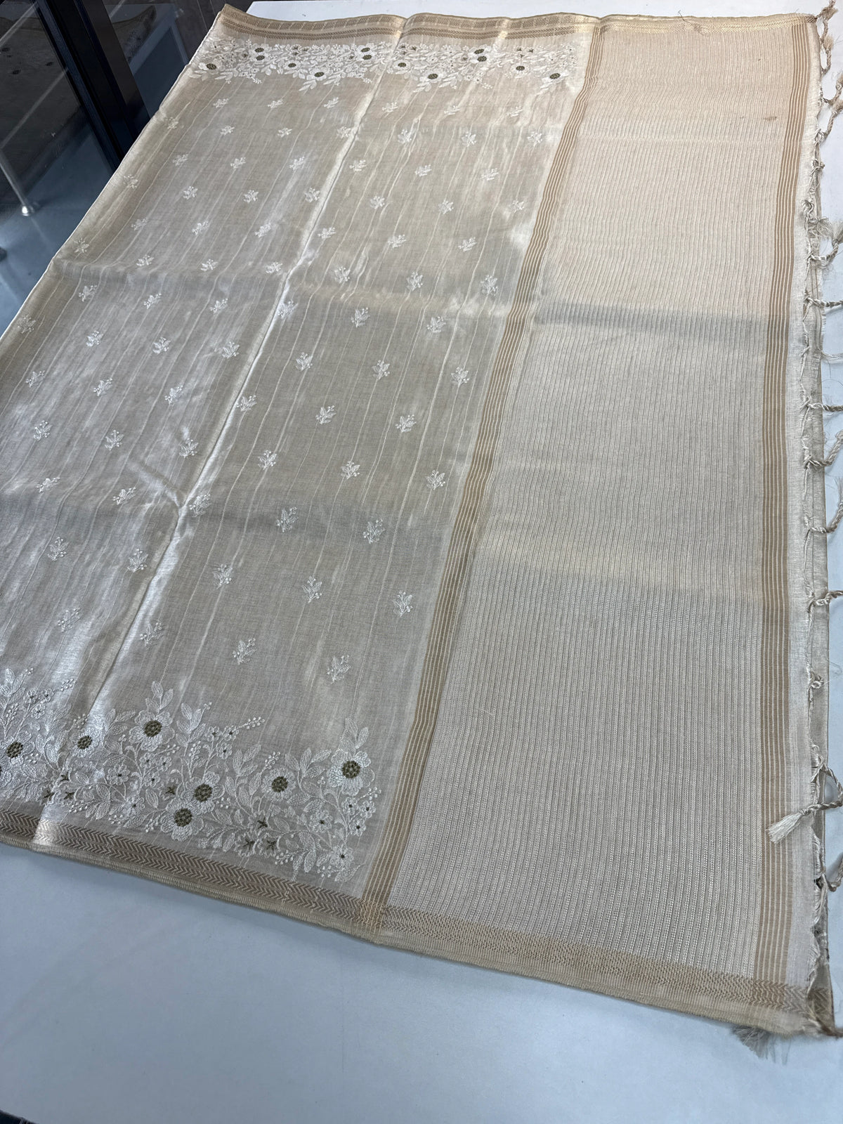 Semi Tussar saree/ FGD594