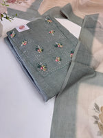 Linen unstitched salwar set /NC170