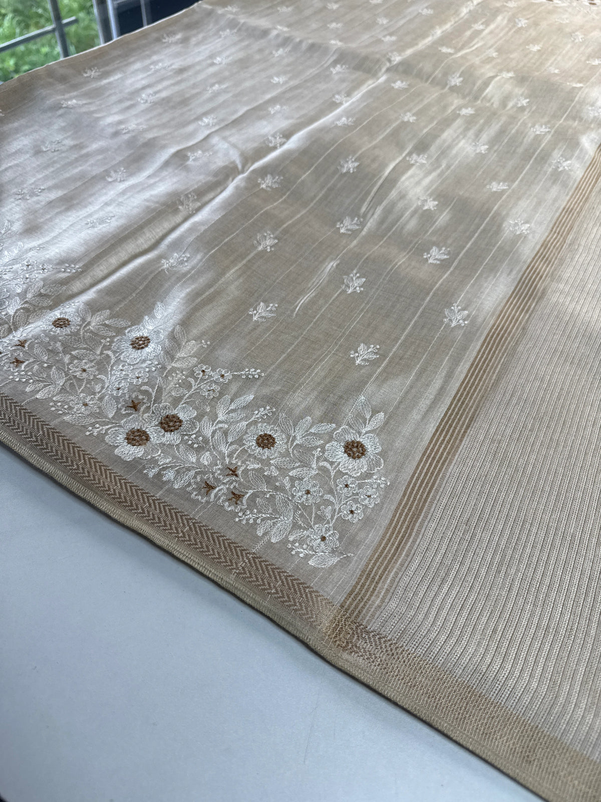 Semi Tussar saree/ FGD594