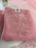 Organza unstitched salwar set / NC160