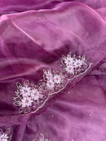 Glass Organza Saree/ HW23