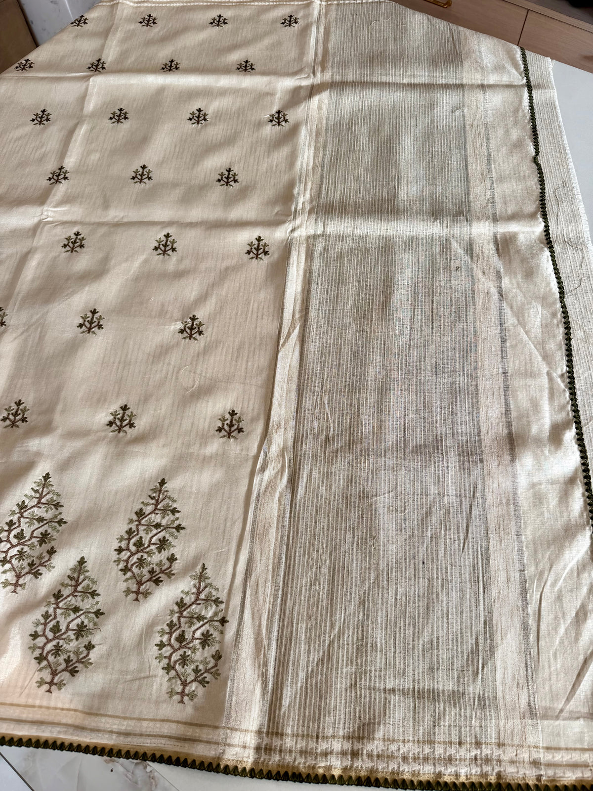 Semi Tussar Saree/ FC32