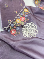 Semi uppada silk unstitched salwar set /NC137