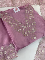 Organza Unstitched salwar set /U5504