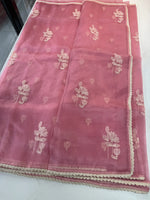 Glass Organza Saree/ CW666
