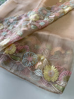 Glass organza Saree/ 155G
