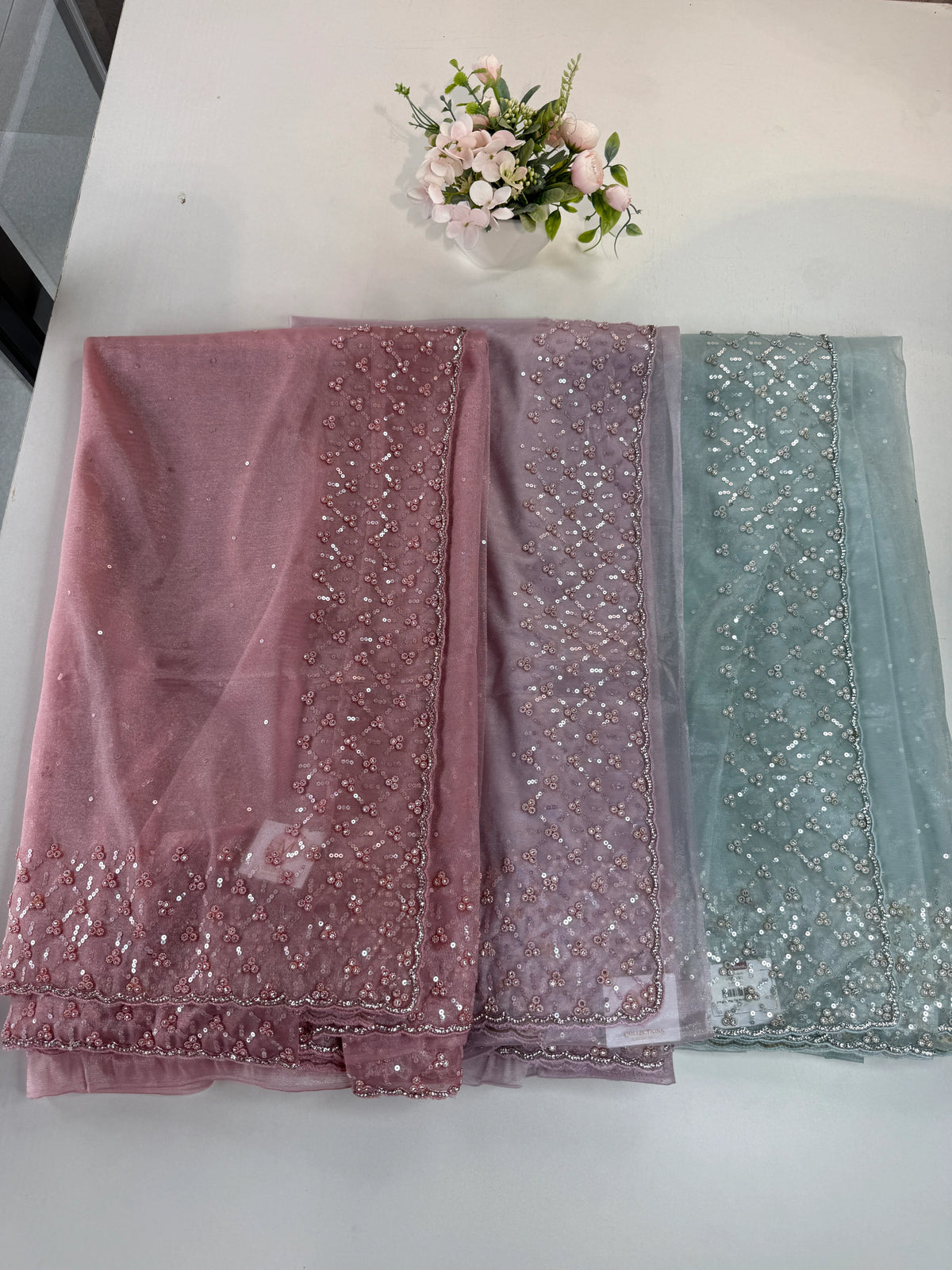 Net Organza Saree/ J3321