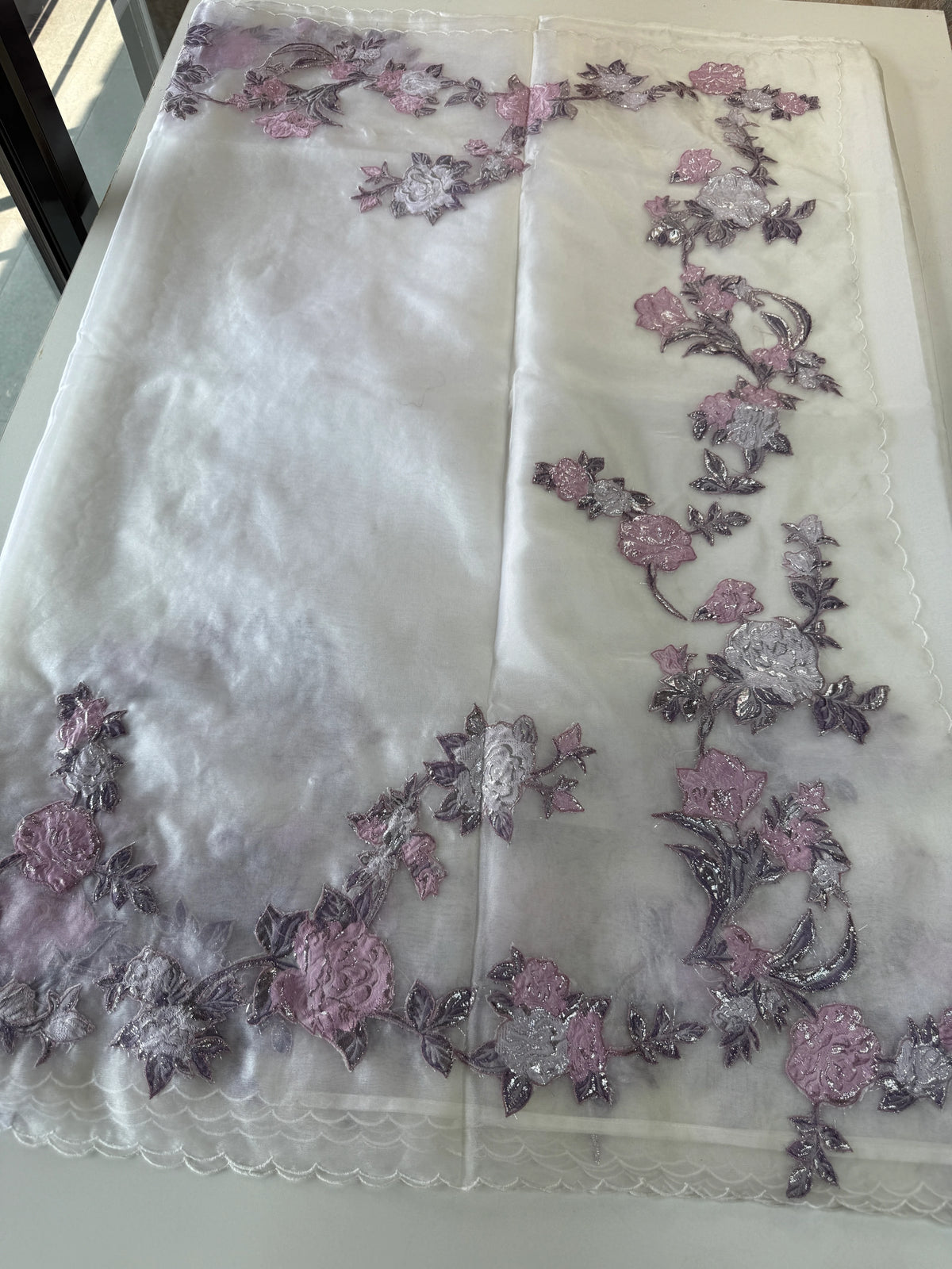 Soft organza saree/FK38