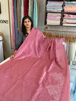 Semi silk finished saree/8065